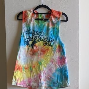 Tie Die Women's Muscle Tank
